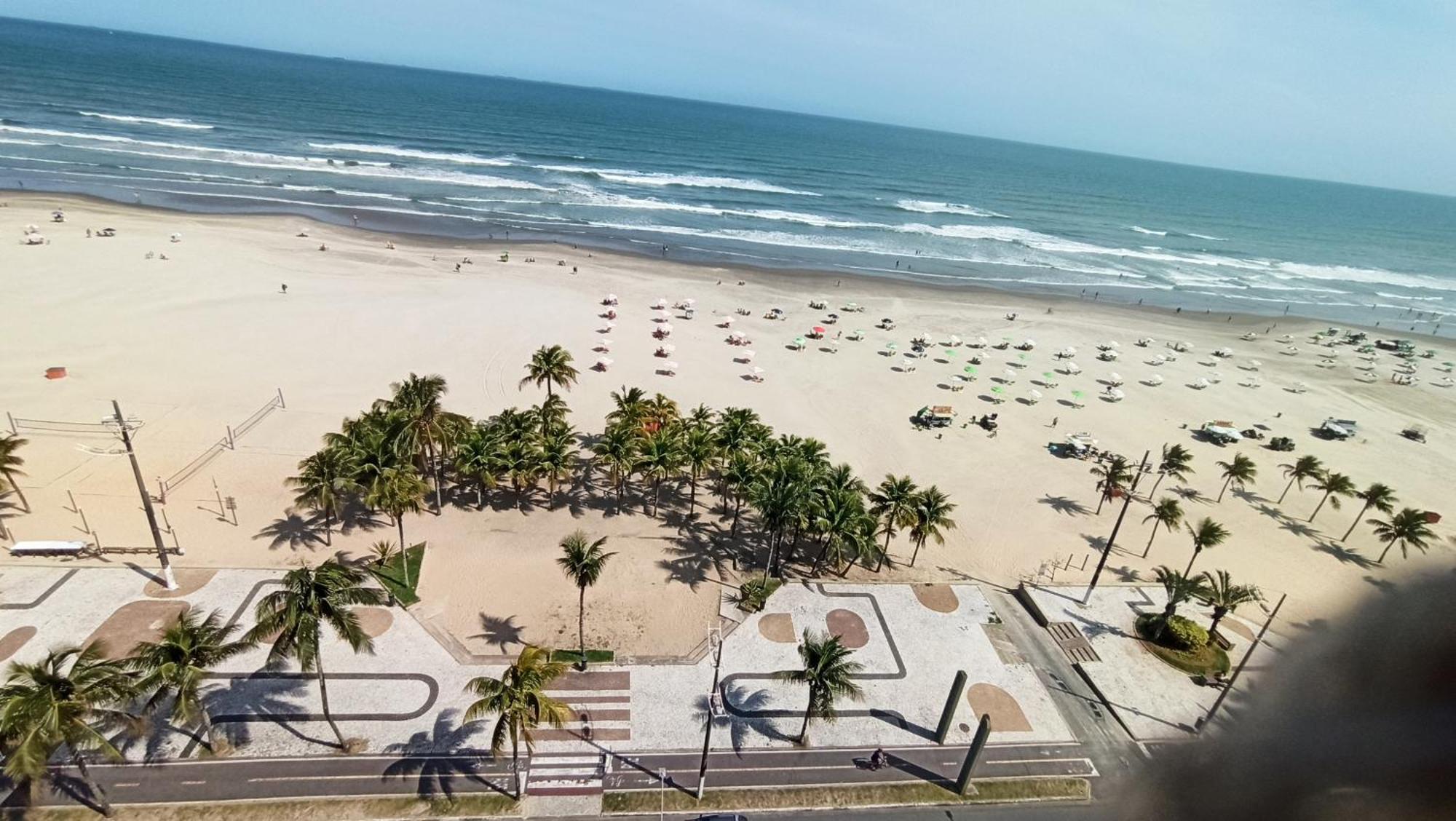 Apartamento De Frente E Com Vista Para O Mar 프라이아 그란데 외부 사진